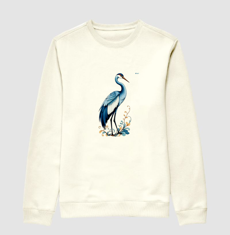 THE GREAT BLUE CRANE IT'S WATCH IS KEEPING
