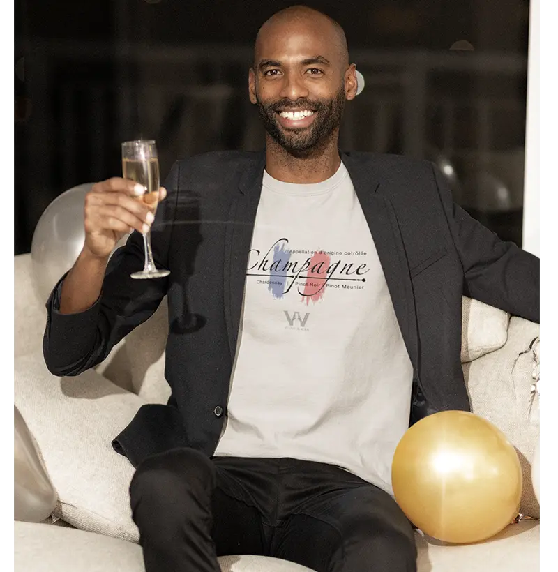 Camiseta AOC Champagne 01 Flag