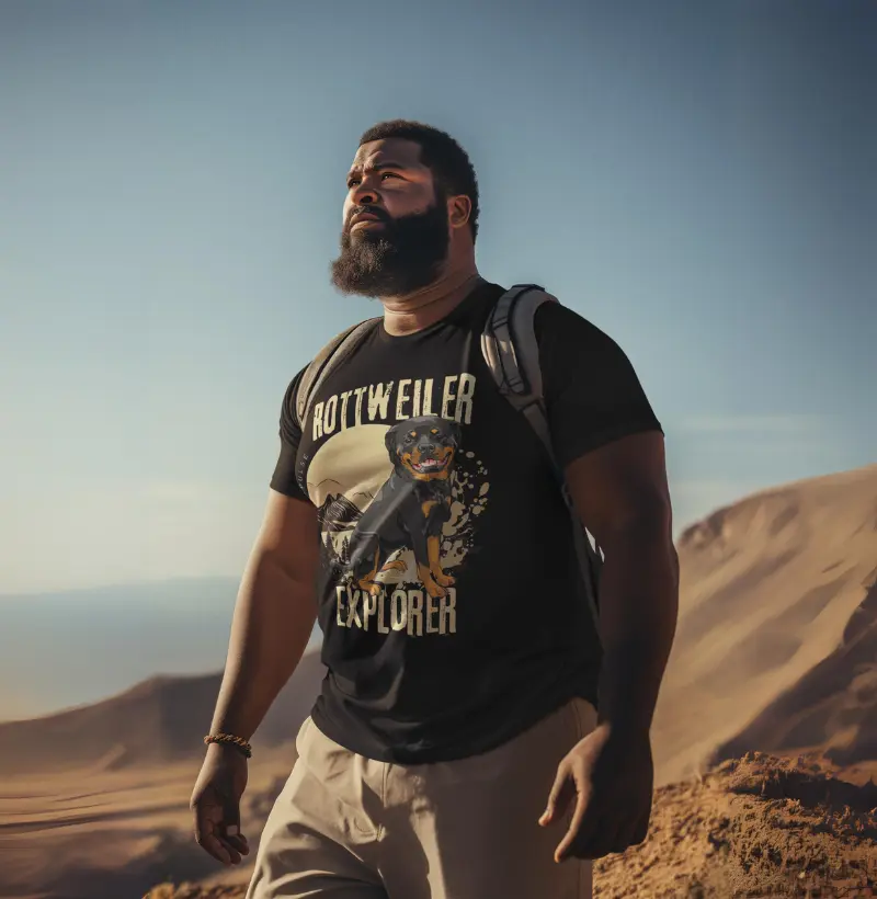 Camiseta Dog Pulse Rottweiler Explorer – Fearless Companion