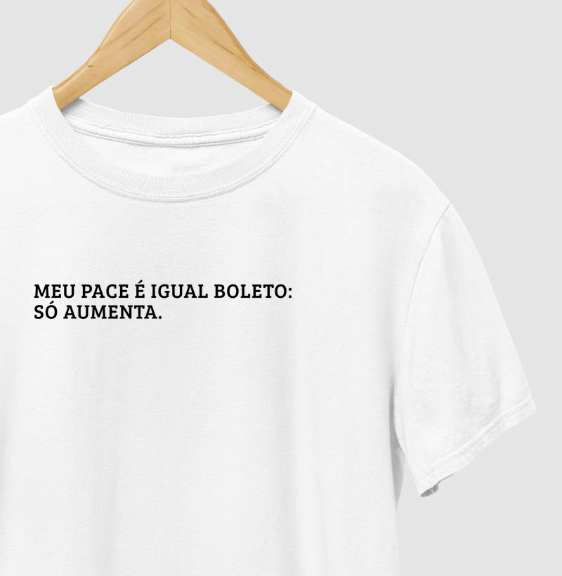 Meu pace é igual boleto: só aumenta