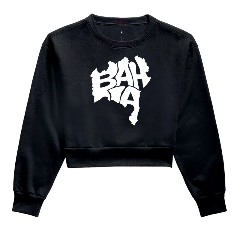 Bahia | Nome - Cropped Moletom