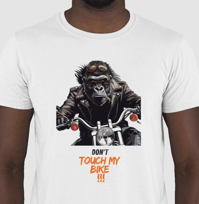 Camiseta Motociclista DONT' TOUCH MY BIKE 2