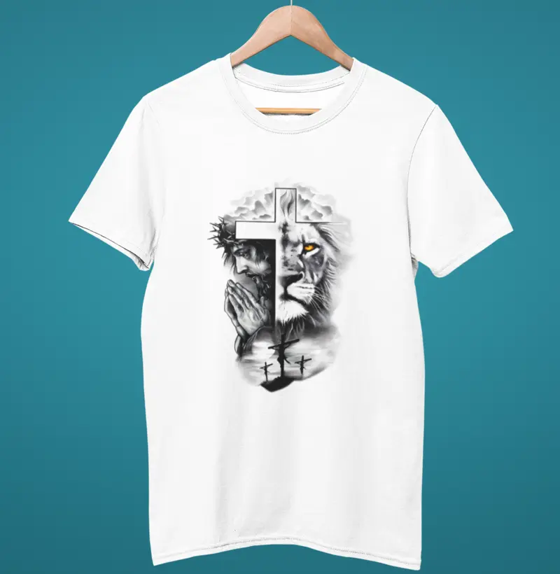 Camiseta Leão na Cruz