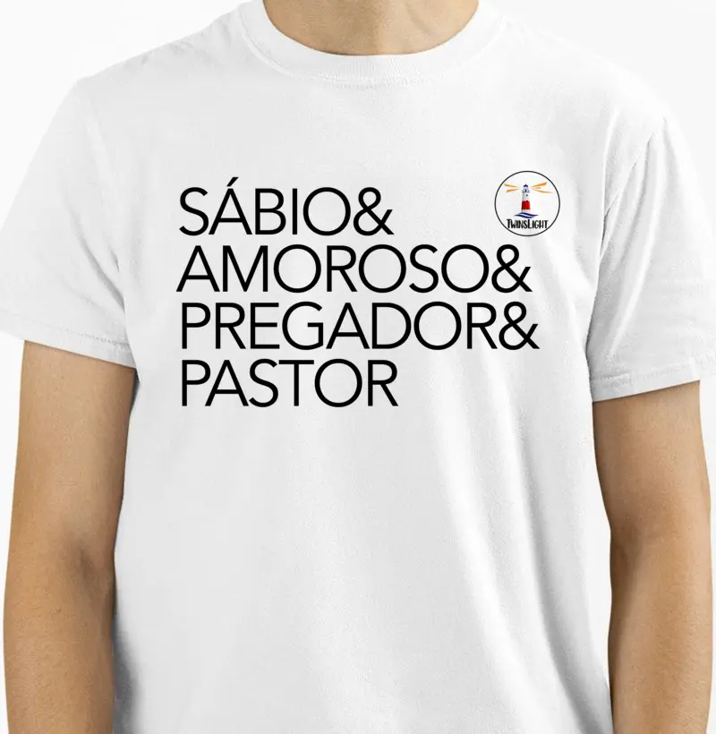 Sábio&Amoroso&Pregador&Pastor camiseta qualidade Reserva