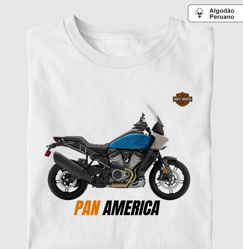 Supreme Harley Davidson Pan America azul (tecido algodão peruano)