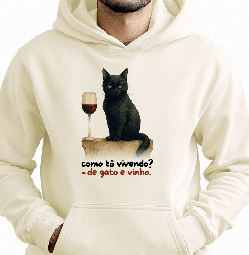 Vivendo de gato e vinho