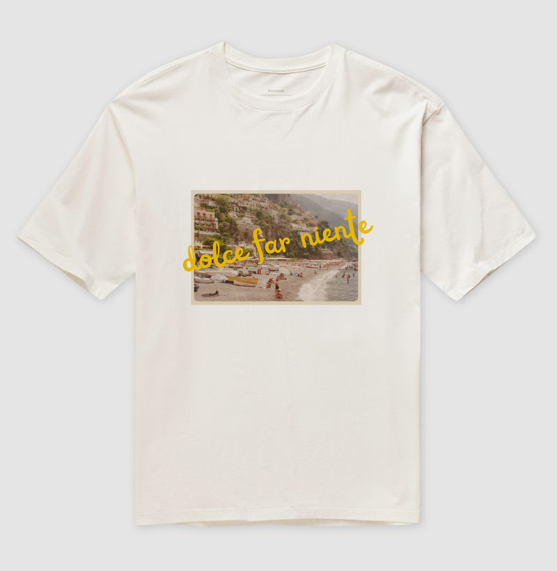 Camiseta Oversized Positano 
