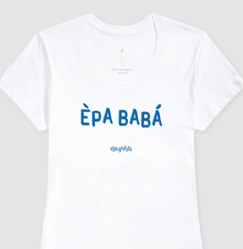 camiseta OXALÁ saudação feminina