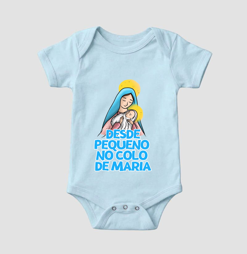 Desde pequeno no colo de Maria