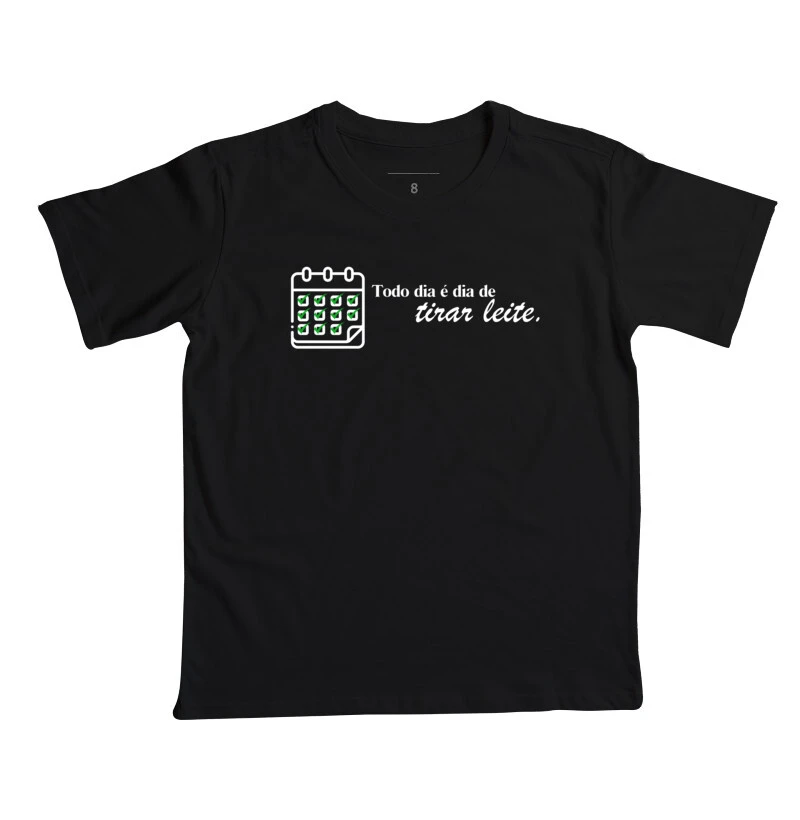 Dia de leite. - Camiseta Infantil