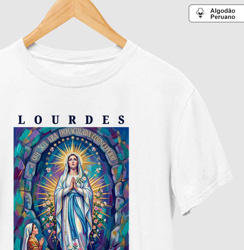 Nossa Senhora de Lourdes, pintura.