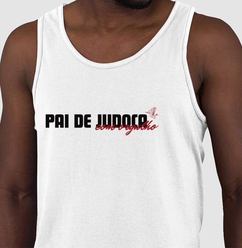 Pai de judoca com orgulho