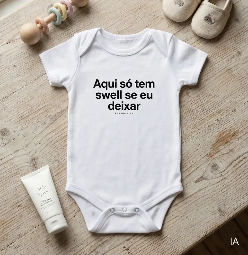 Aqui só tem swell se eu deixar