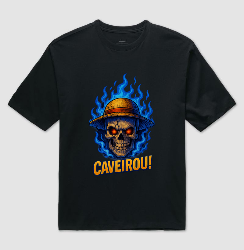 Blue Flame Pirate Skull