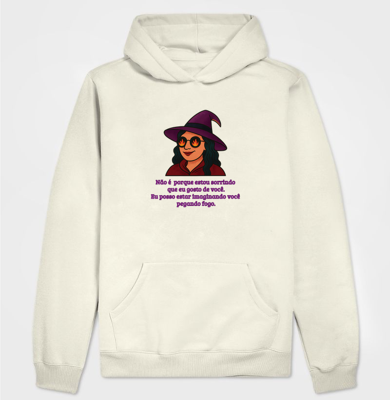 Não é porque estou sorrindo