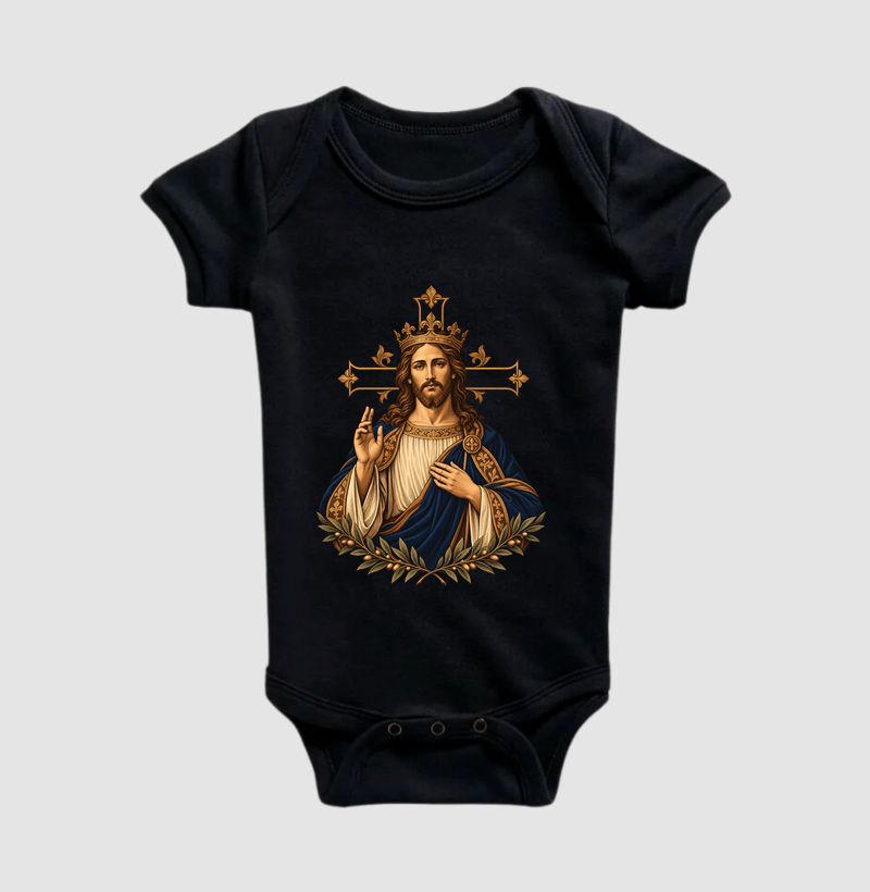 Cristo Rei - Cristo Vivo - Body Infantil
