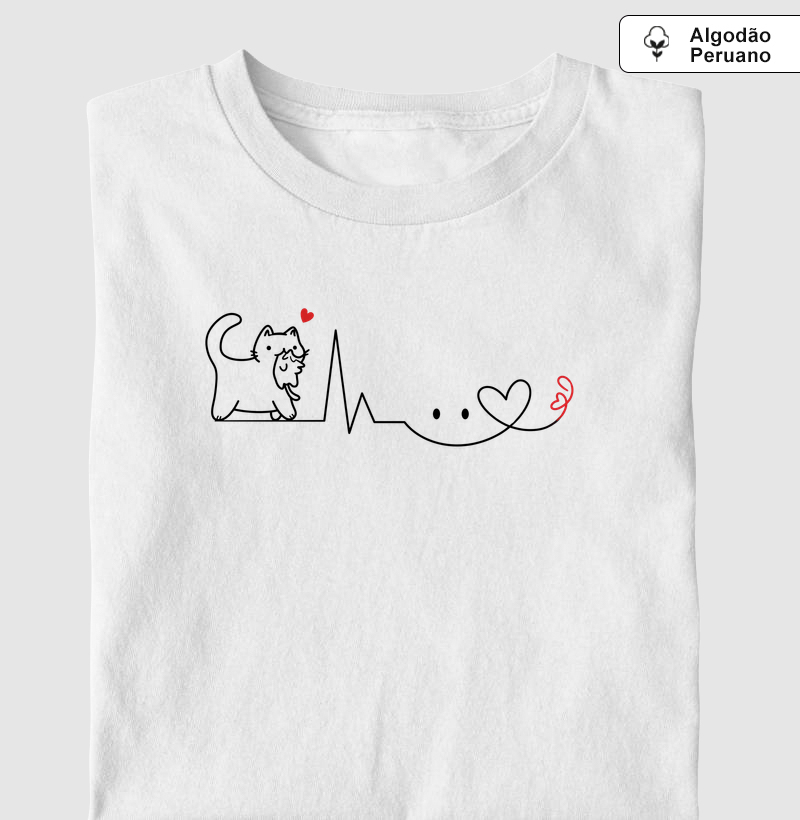 EletroCATograma 5 - Camiseta Algodão Peruano