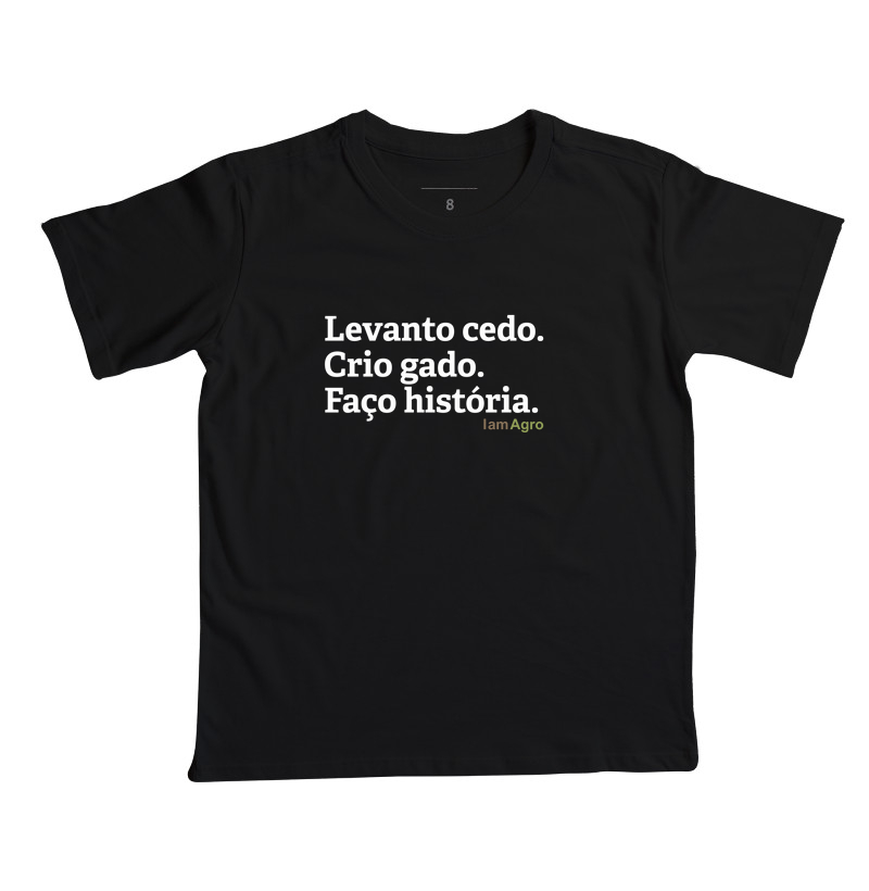 Camiseta Pecuarista Levanto cedo!