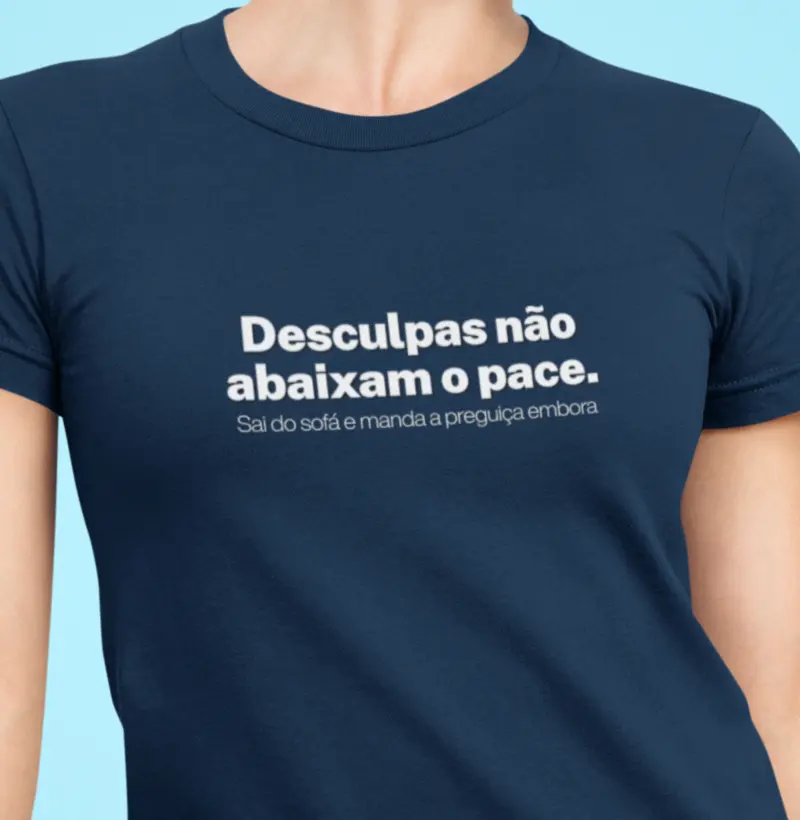 Desculpas não abaixam o pace