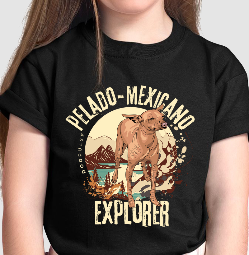 Camiseta Infantil Dog Pulse Pelado Mexicano Explorer – Ancient Nomad