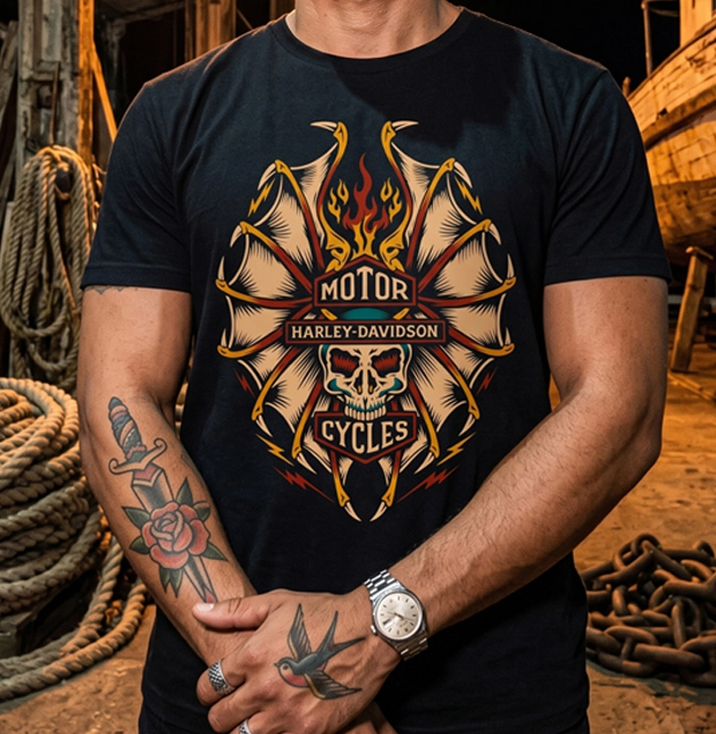  Harley-Davidson – Motor Cycles Skull Edition