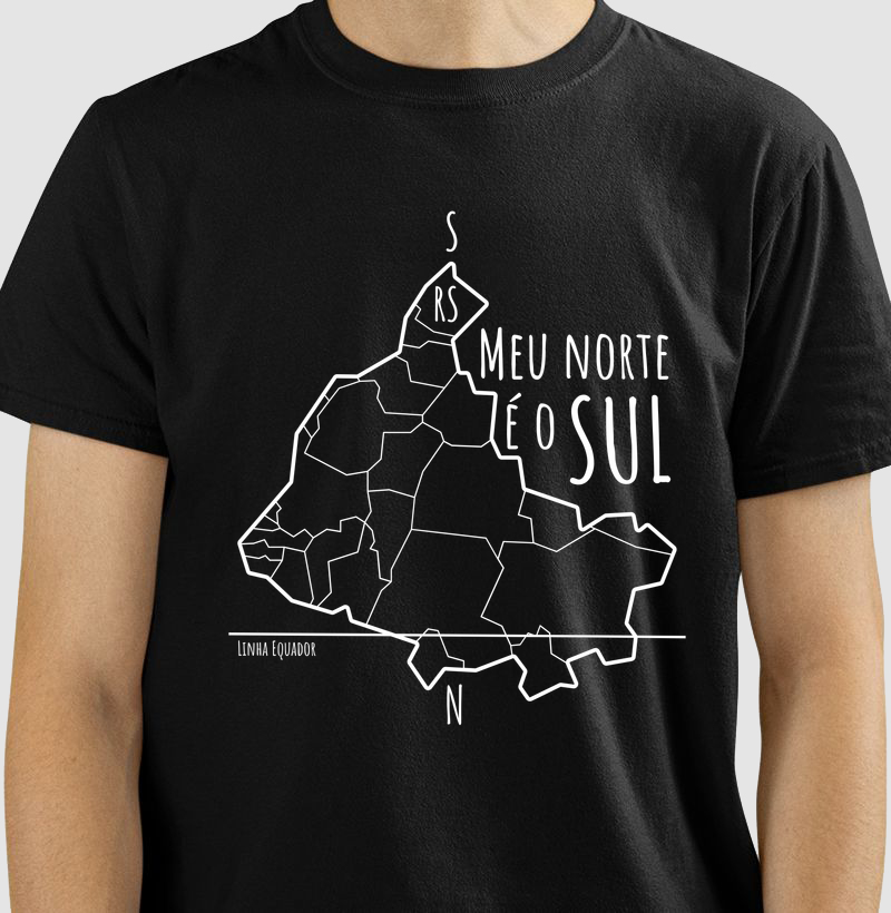 Camiseta Meu Norte é o Sul