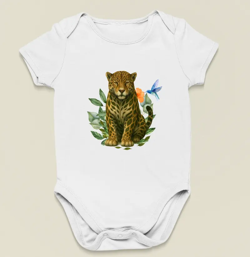 Onça Pintada Folhas