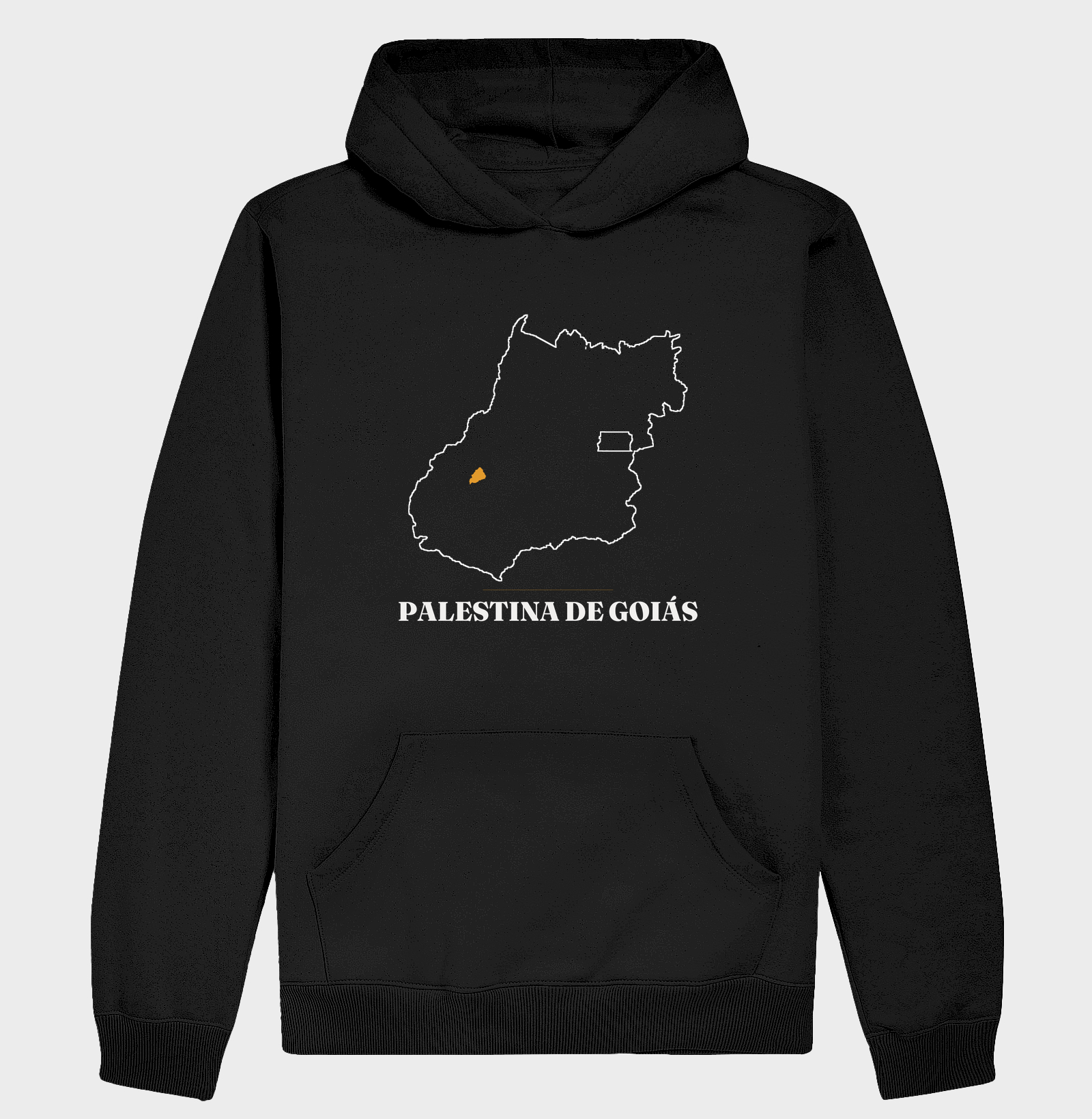 Palestina de Goiás | Traço GO - Hoodie Moletom