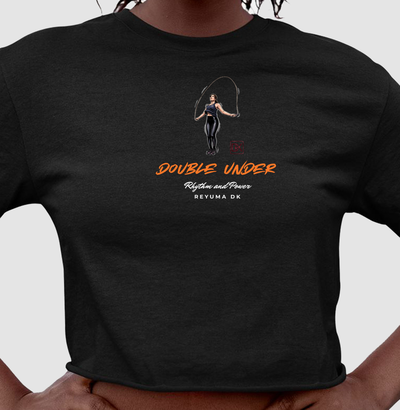 Camiseta Feminina Crossfit “Double Under” - Cropped