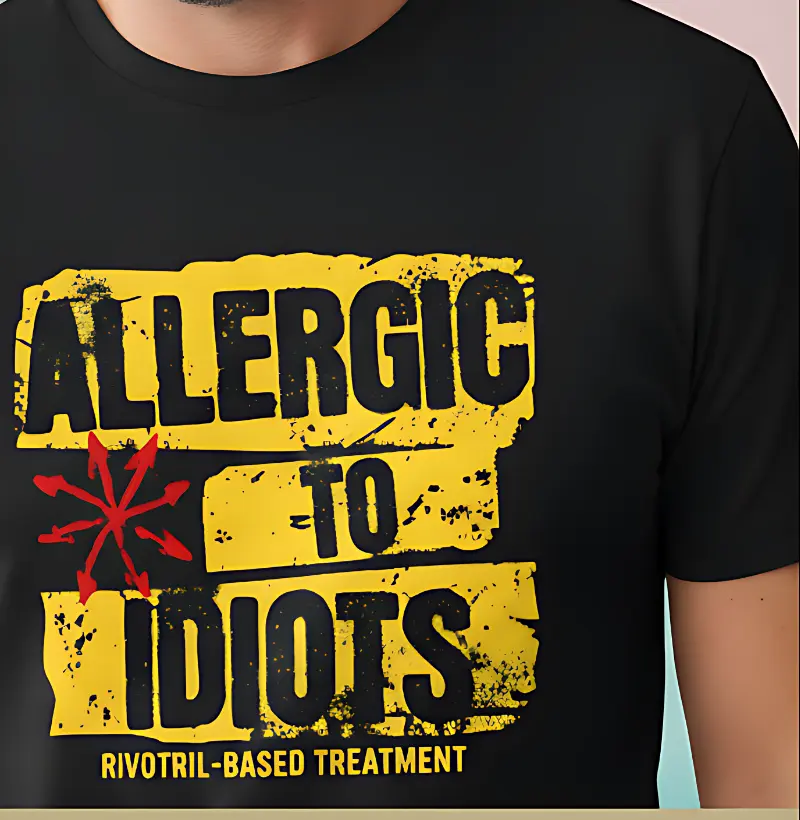 ALLERGIC TO IDIOTS