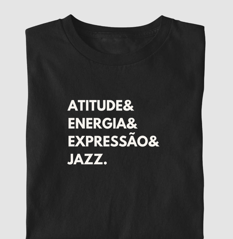 Atitude, energia, expressão, jazz