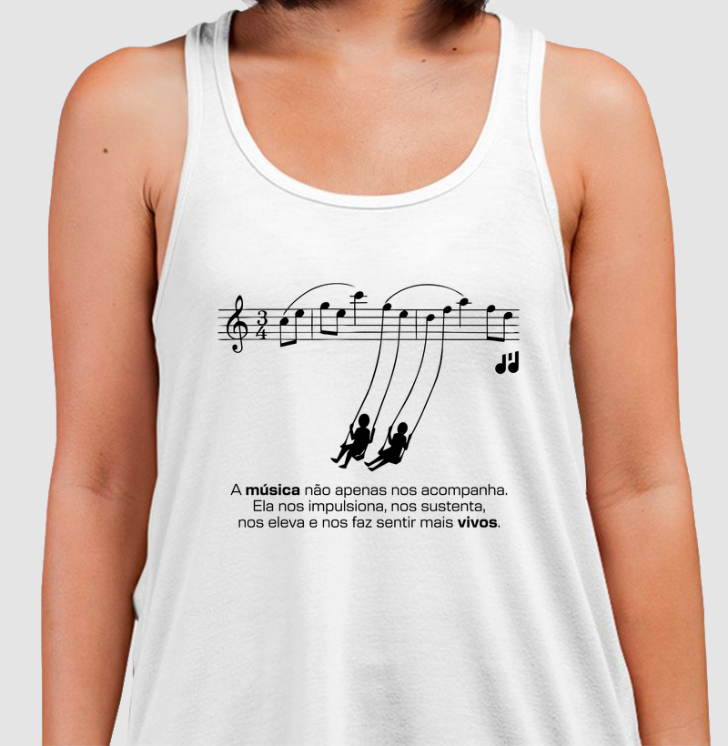 A música não apenas nos acompanha.