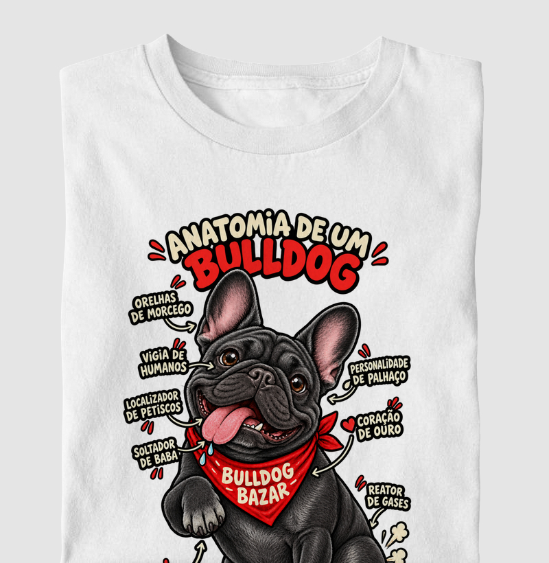 Frances - Anatomia Preto - Camiseta