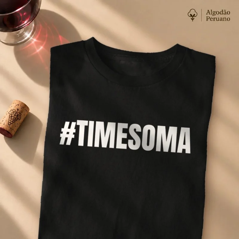 Camiseta Time SOMA - Algodão Peruano - Camiseta Algodão Peruano