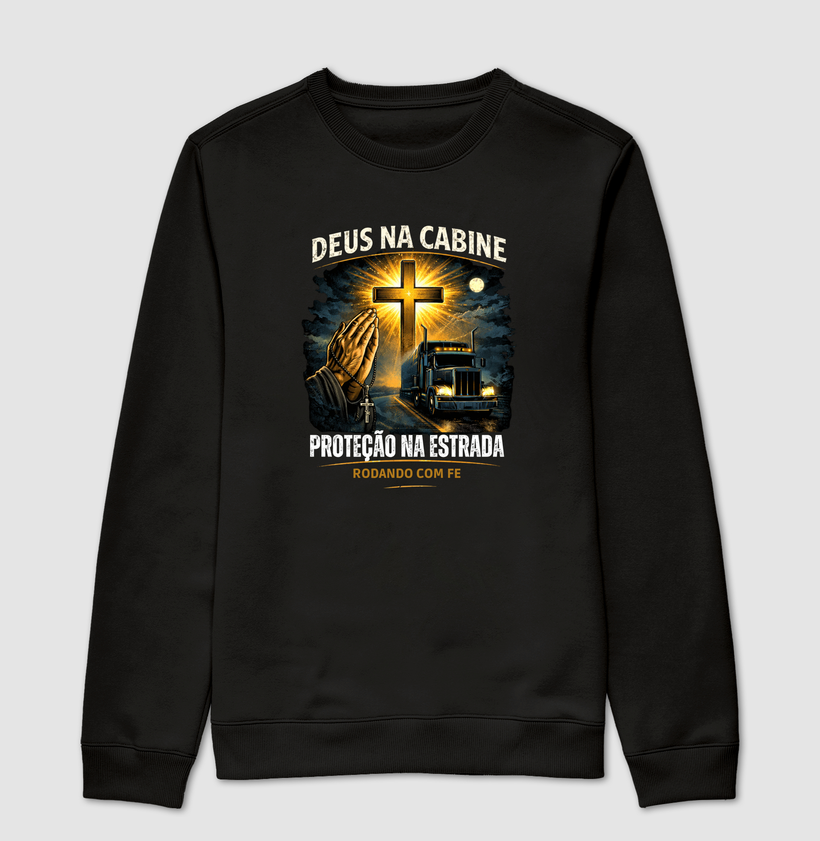 Deus na Cabine Proteção na Estrada