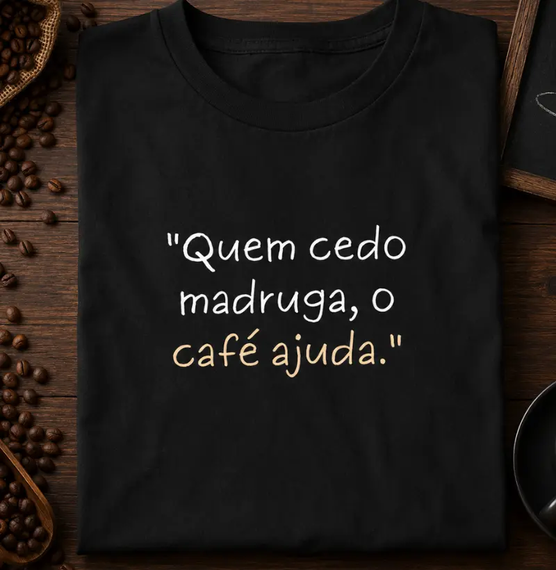 Quem cedo madruga, o café ajuda