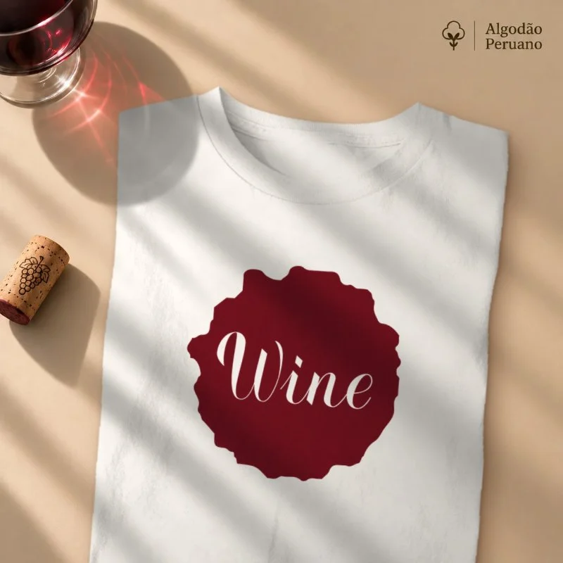 Camiseta Wine Label