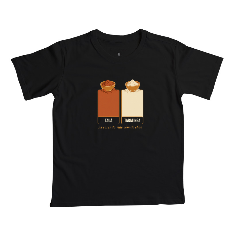 As Cores do Vale | Tauá e Tabatinga - Camiseta Infantil