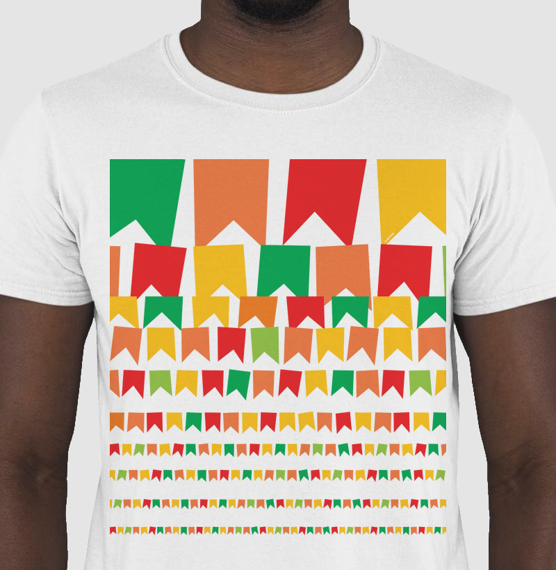 Camiseta Bandeirinhas 