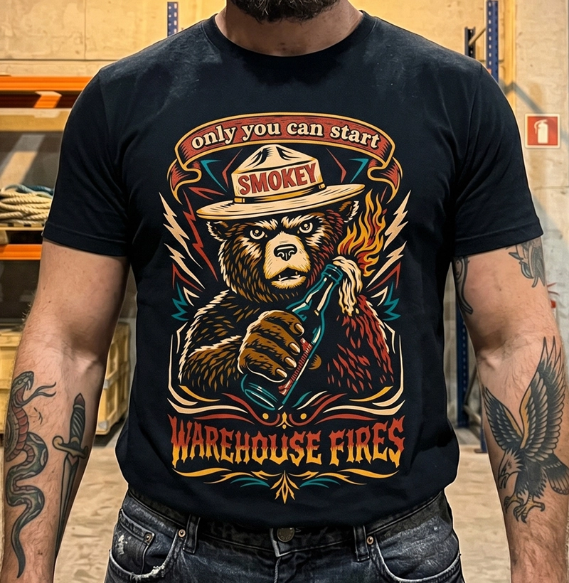 Só você começa o fogo