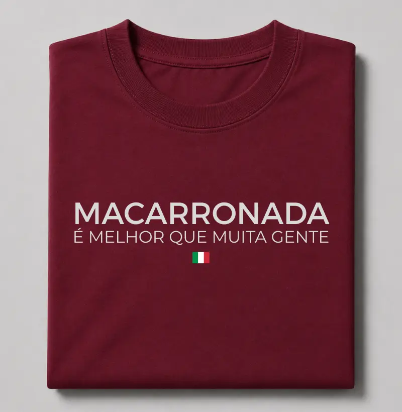 Macarronada é melhor que muita gente!