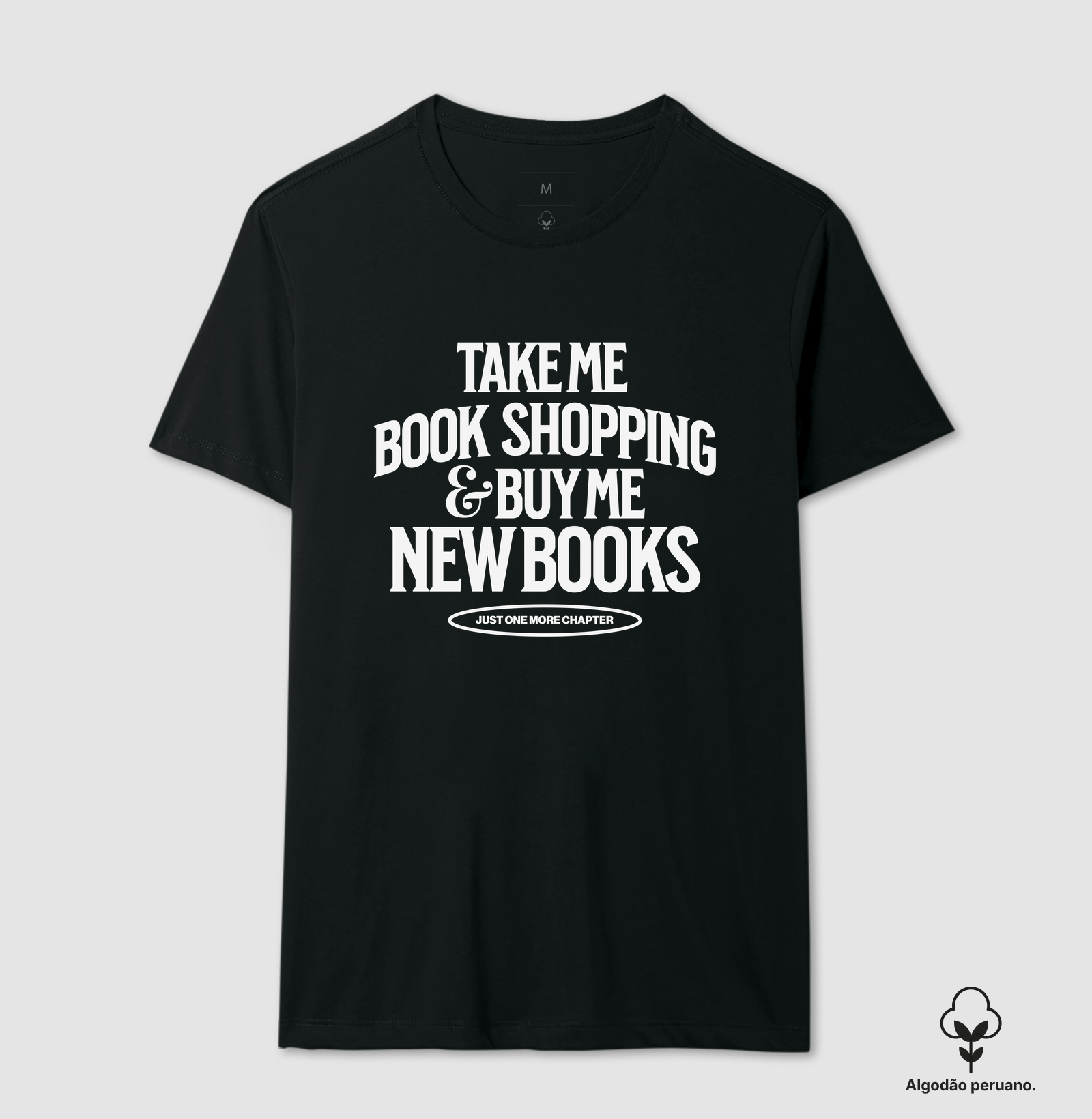 BUY NEW BOOKS - Camiseta Algodão Peruano