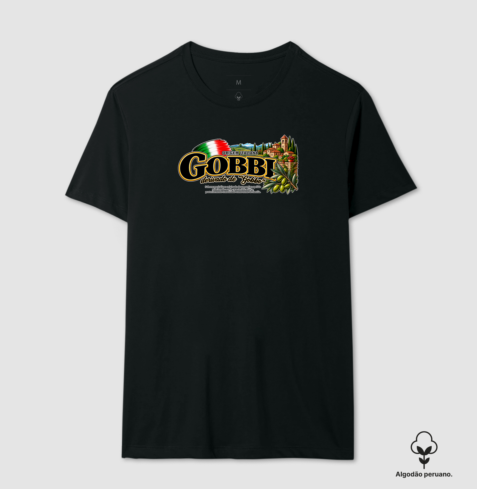 Gobbi - Camiseta Algodão Peruano