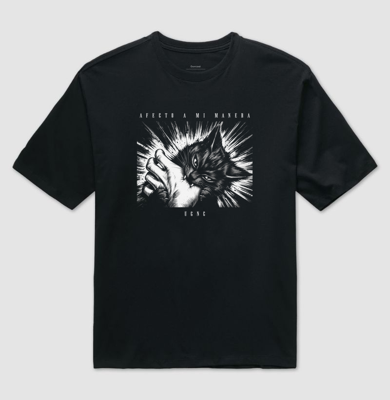 Carinho do meu jeito! - Camiseta Oversized