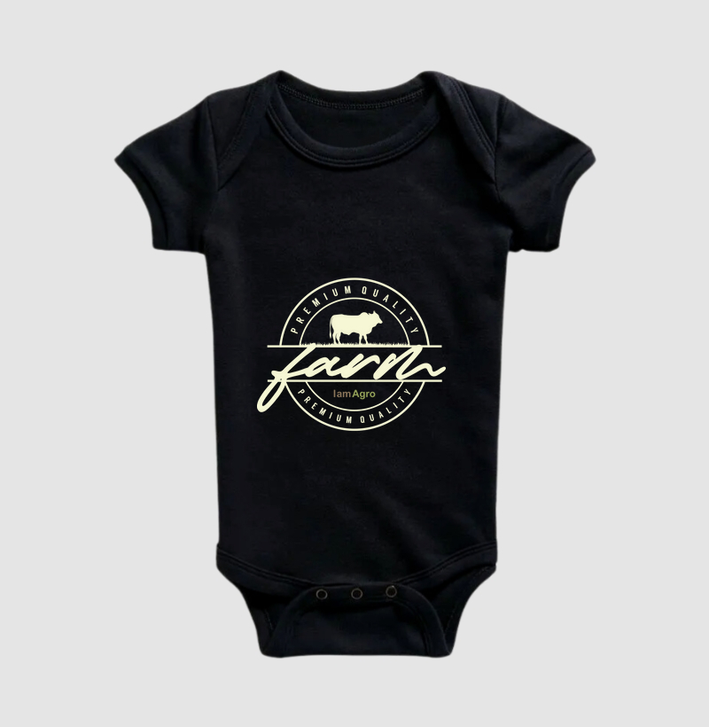 Body Infantil Farm Agro 