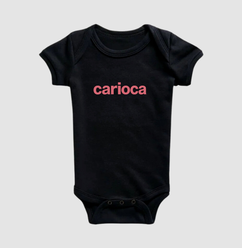Carioca Rosa Body Infantil
