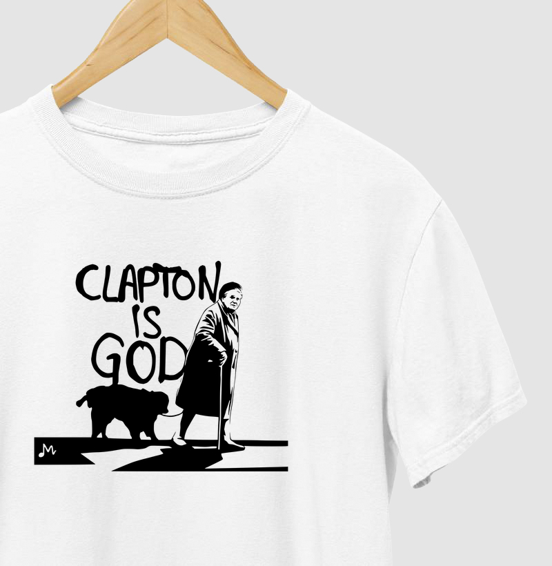 "Clapton is God" – Estampa Graffiti London 60s