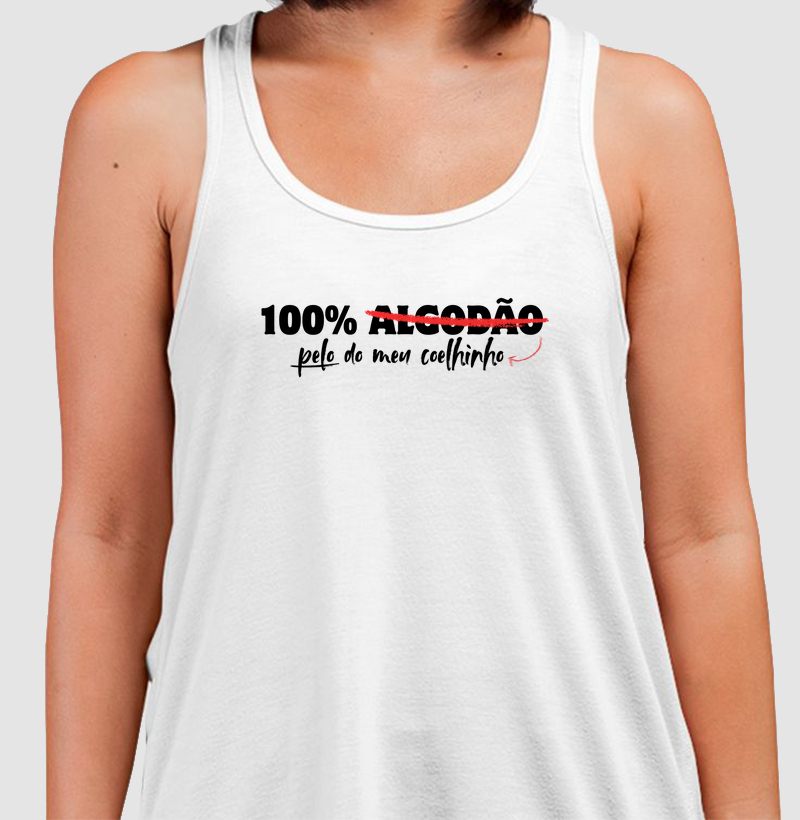 100% pelo de coelhinho