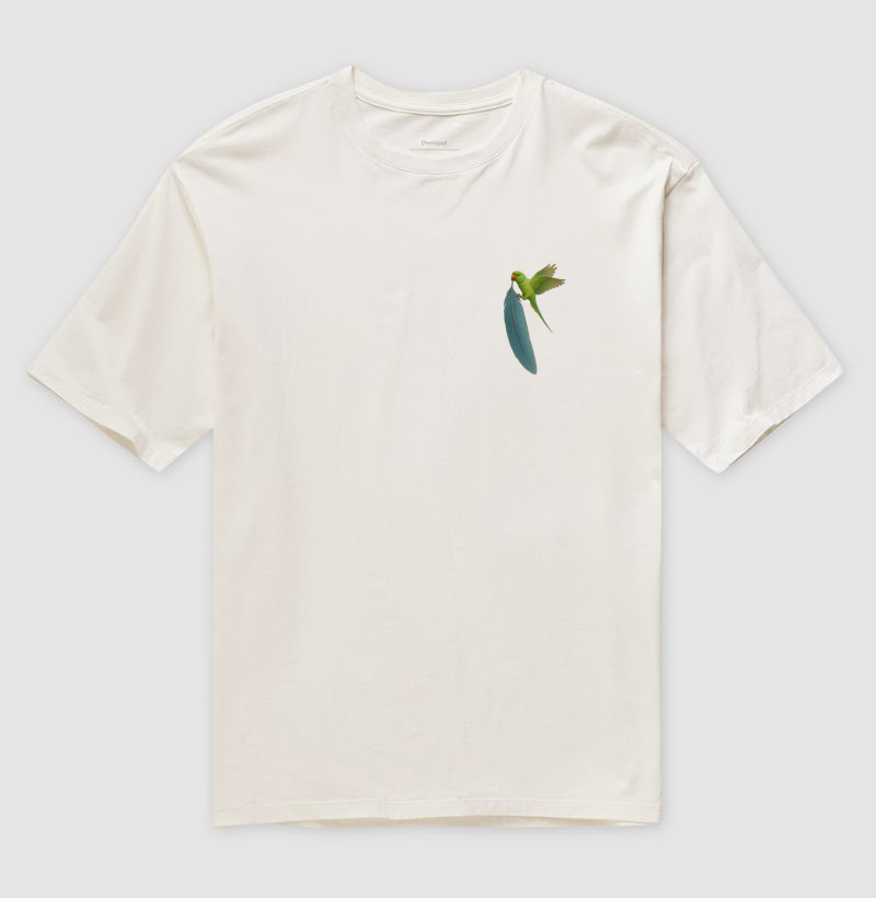 Camiseta Oversized Ringneck - Pena