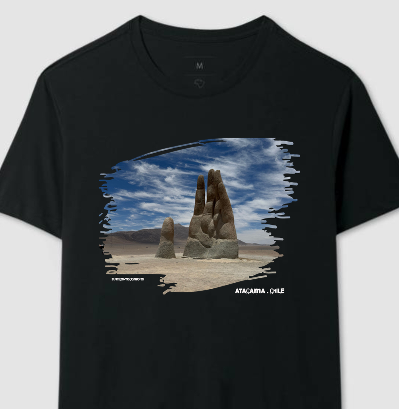 Camiseta "Mão do Deserto" Atacama